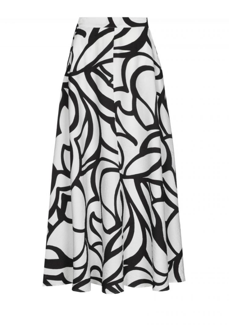 Rok met absracte print 19 Multicolor