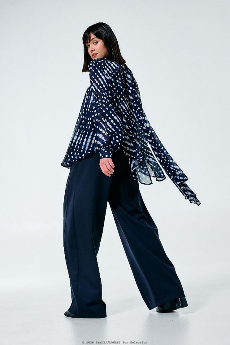City chic barrel broek, normal 21 Midnight Blu