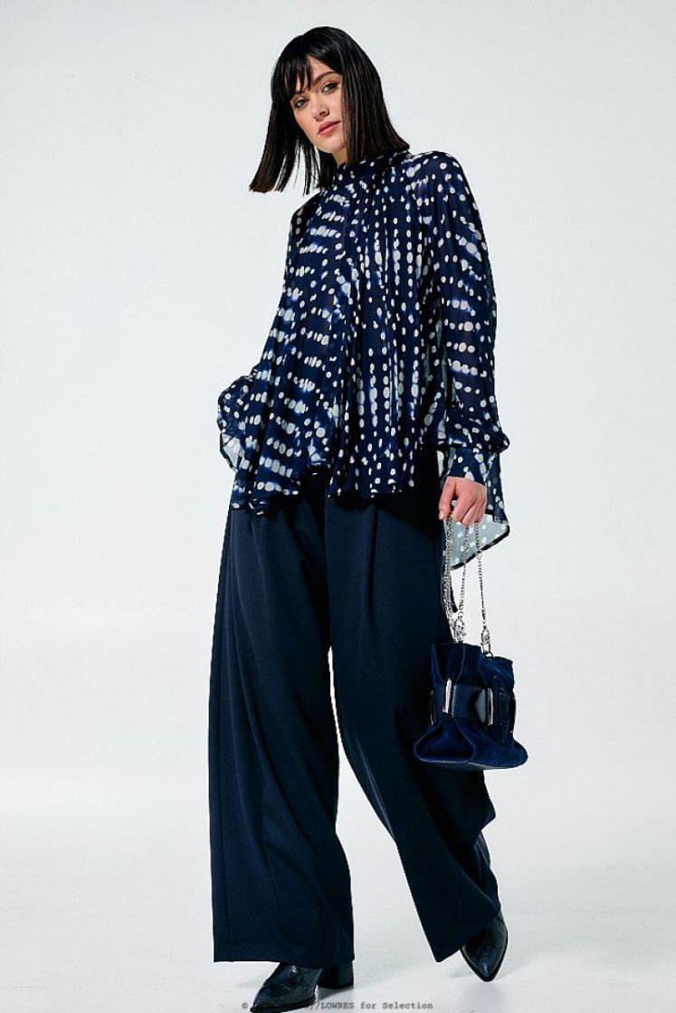 City chic barrel broek, normal 21 Midnight Blu