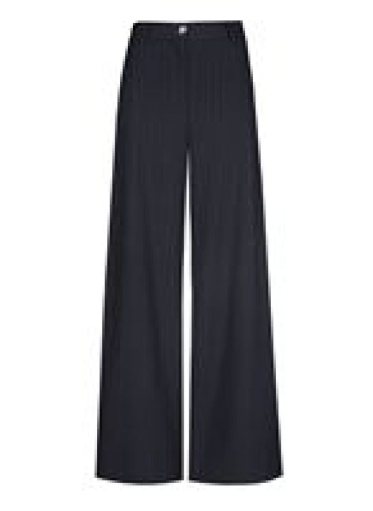 City-look broek, mid waist 20 Blue Black