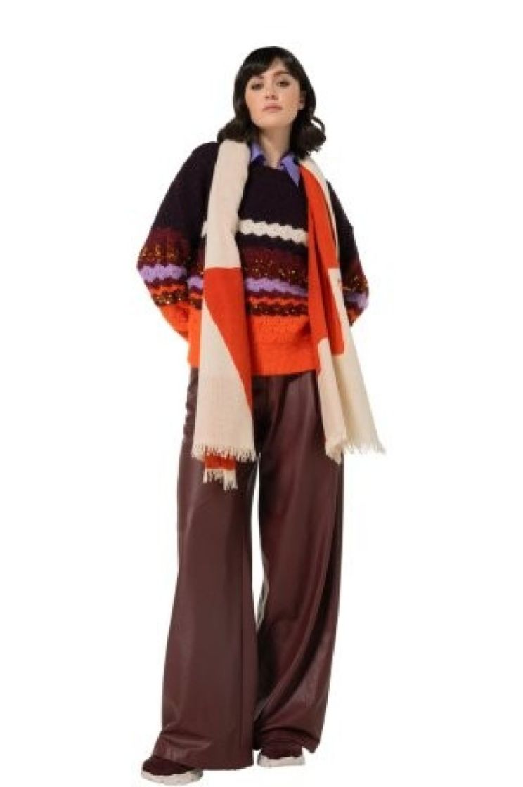 Kleurrijke winterpull met subt 59 Multi Color