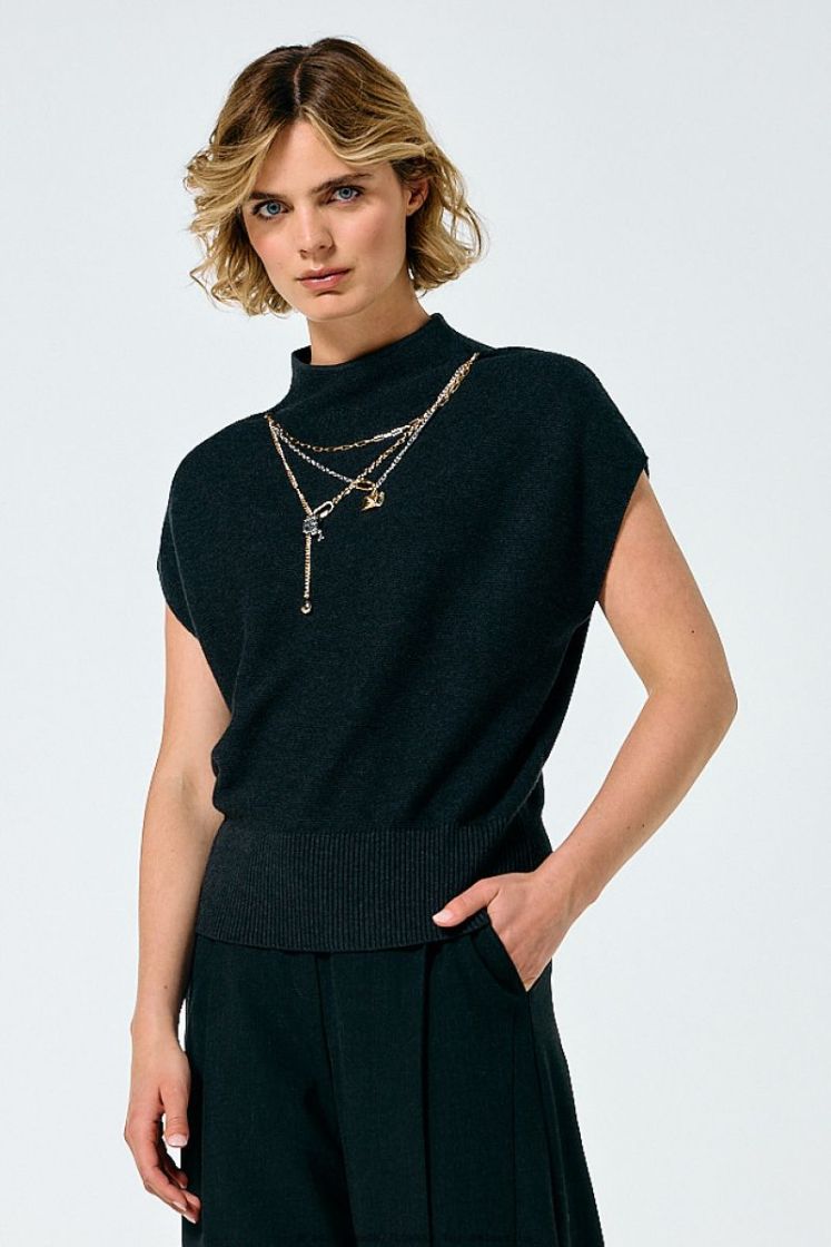 City-chic barrel broek, normal 11 Charcoal