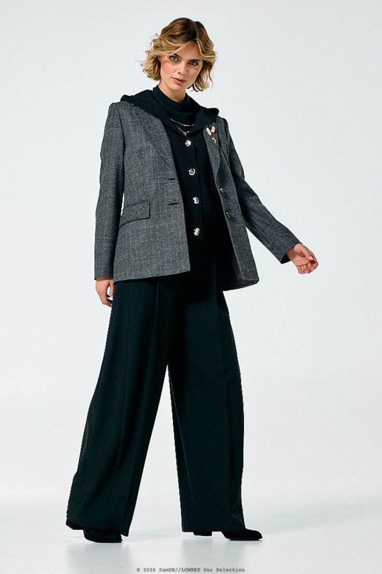 City-chic barrel broek, normal 11 Charcoal