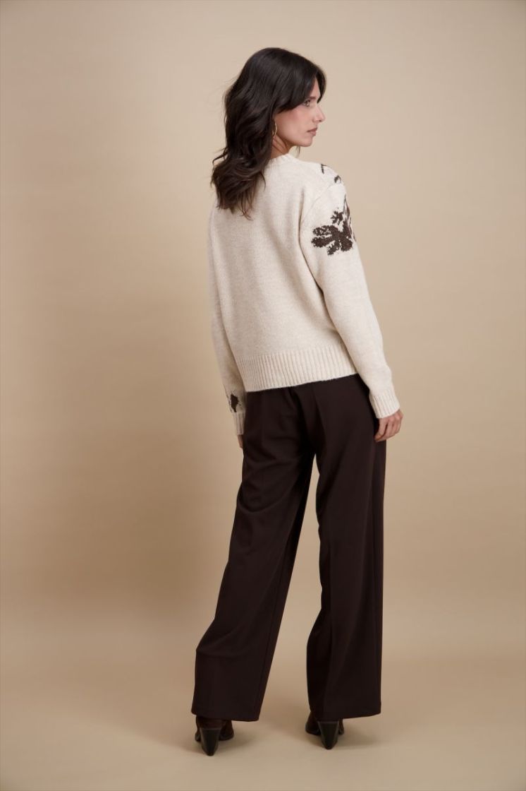  2 Beige/marron